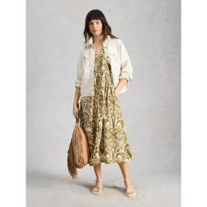 White Stuff Fern Linen Dress